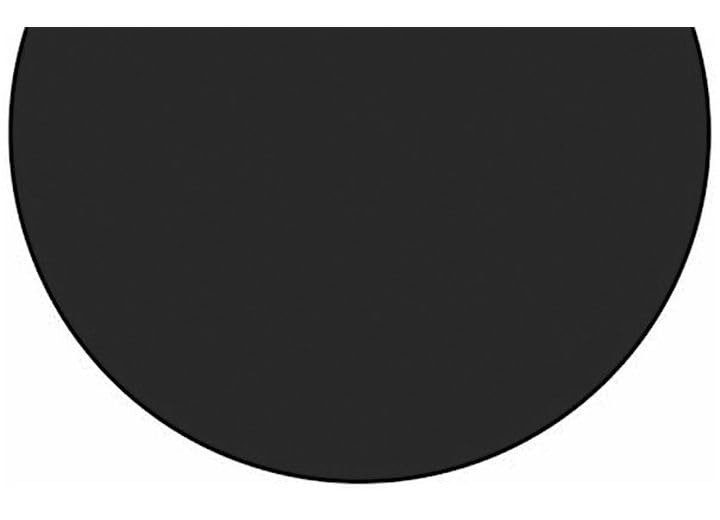 Universal Replacement Dometic Awning Fabric - 20', Solid Black B3314989FJ.520