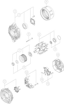 Alternator Mahle - MG264