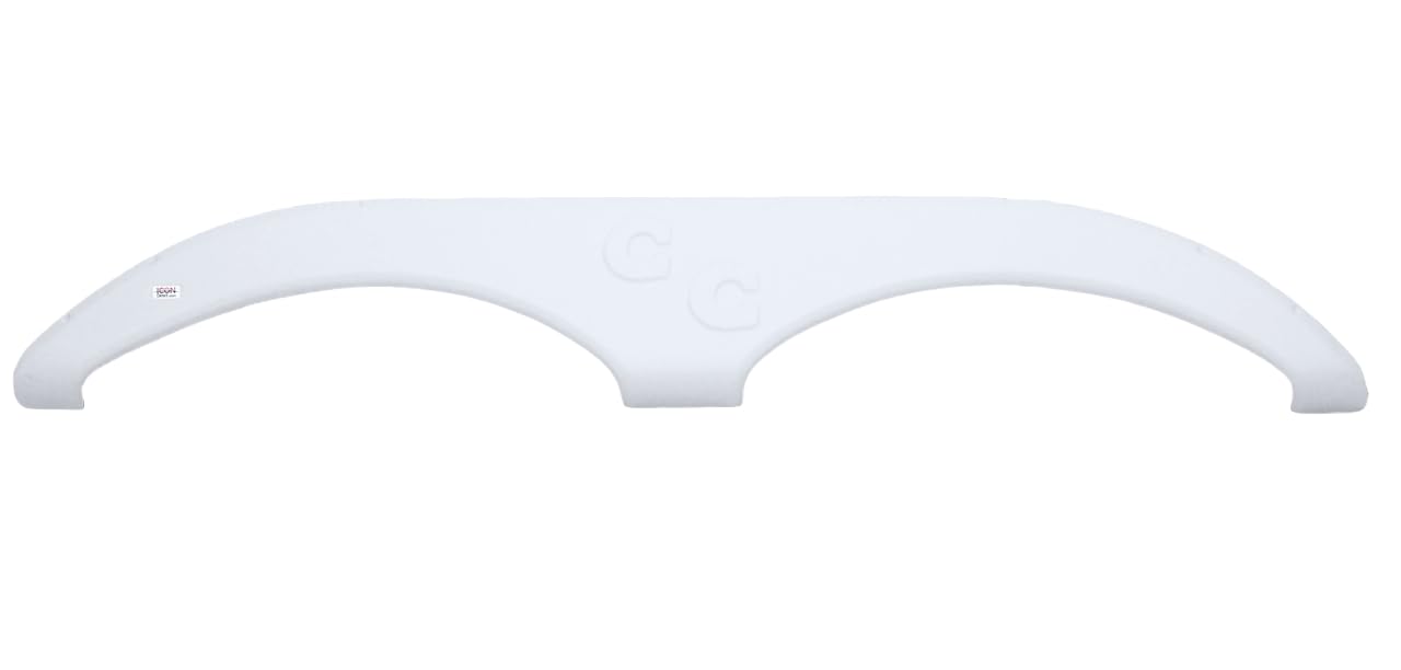 Tandem Axle Fender Skirt ICON 01806 for Forest River - Polar White