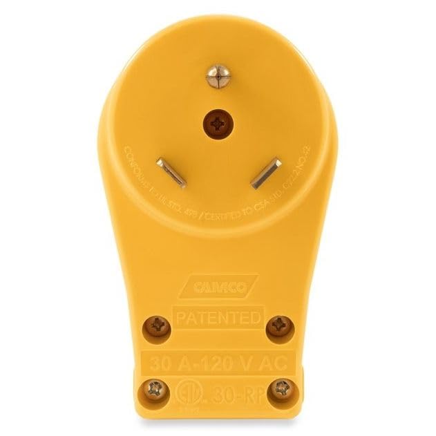 Camco Replacement Power Grip Male Plug 1 pk