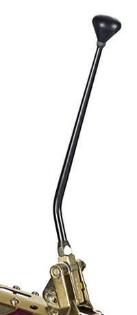 Ford C4 LOKAR CO Shifter 16" Black Single Bend Lever Hi-Tech Black Knob