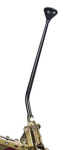 Ford C4 LOKAR CO Shifter 16" Black Single Bend Lever Hi-Tech Black Knob