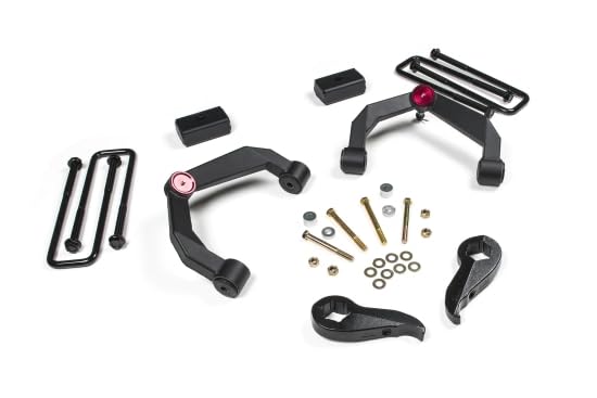 Zone Offroad ZONC38 | 4WD 2011-2019 Chevy Silverado, GMC Sierra 2500/3500 HD | 3 inch Full Suspension Adventure Series Lift Kit (Front & Rear) w/Factory Overload Springs | No Shocks