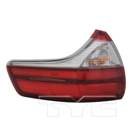 Left TYC Tail Light Assembly Compatible with 2020-2020 Toyota Sienna