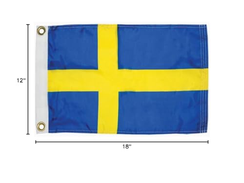 12" x 18" Sweden Flag, TAYLOR MADE PRODUCTS
