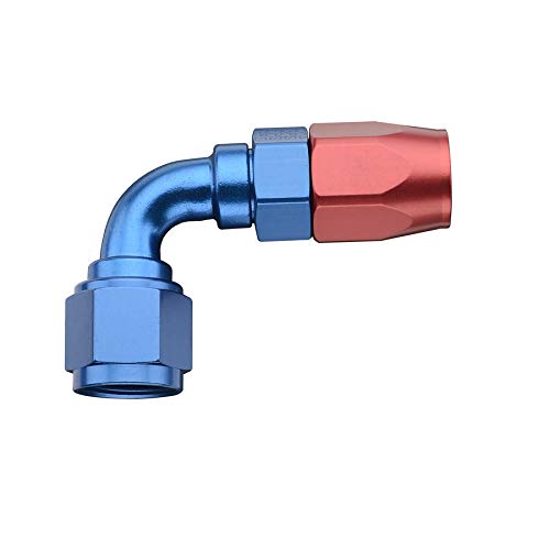 90 Degree Fragola -8AN Power Flow Hose End