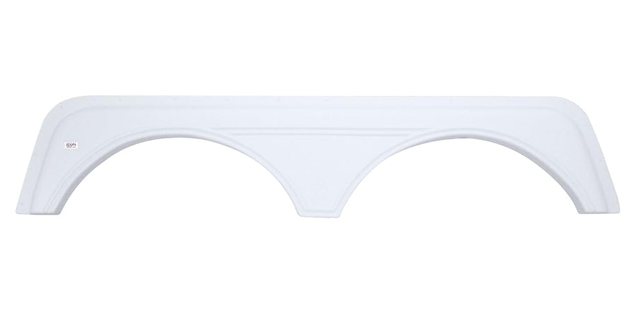 Tandem Axle Fender Skirt ICON 01882 for KZ - Polar White