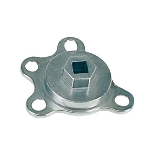 ProForm Turning Tool Crankshaft, Balancer Mounted, 1/2 in Drive, Stainless, Natural, Chevy/Ford, Each