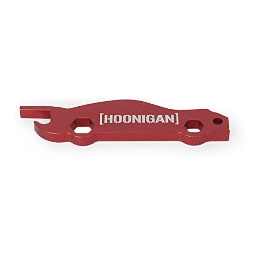Mishimoto Hoonigan MMOFC-MUS4-15HRD Oil Filler Cap Fits Ford Mustang EcoBoost/Focus ST 2013+ Red