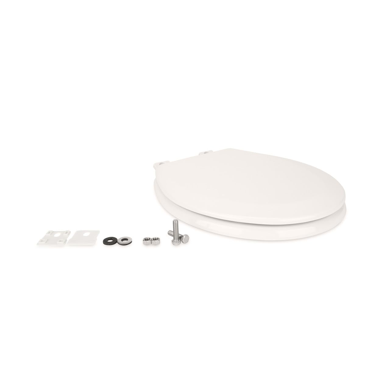 Replacement Lid/Seat & Hardware, Gravity Toilet Bone