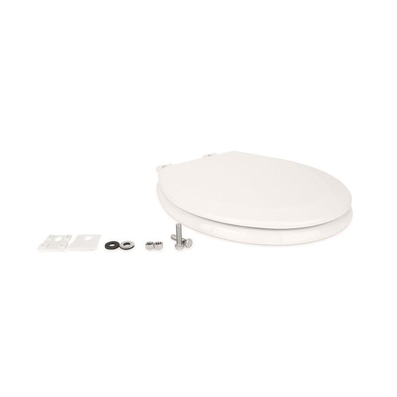 Replacement Lid/Seat & Hardware, Gravity Toilet Bone