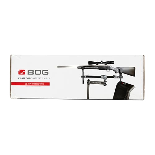 ChairPod BOG Hunting Rest with Maximum Shooting Stability, Tension Knobs, Tilting Frame, Adjustable Height, Swivel Chair, Hands-Free Use, and Comfortable Design for Hunting, Shooting, and Outdoors