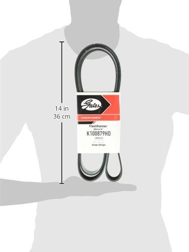 Gates FleetRunner K100879HD Micro-V Serpentine Drive Belt
