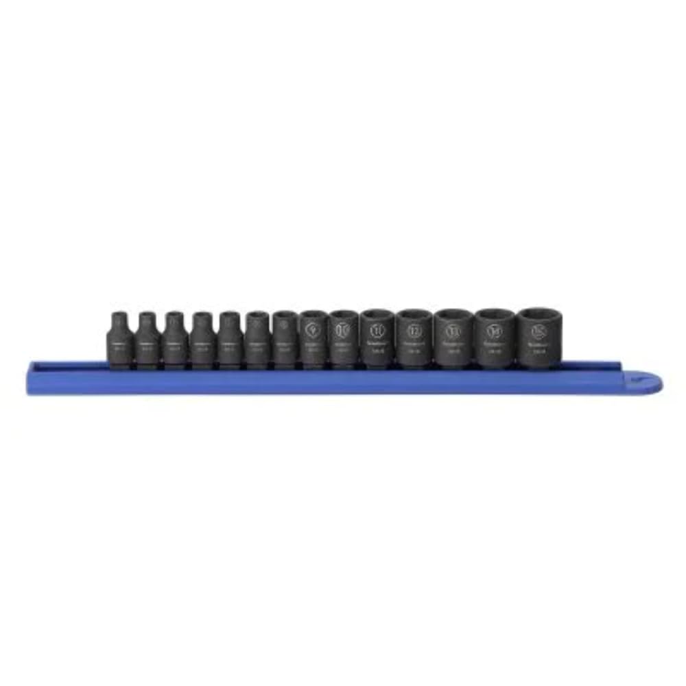 1/4 Drive 14 Pc. Metric Impact Socket Set
