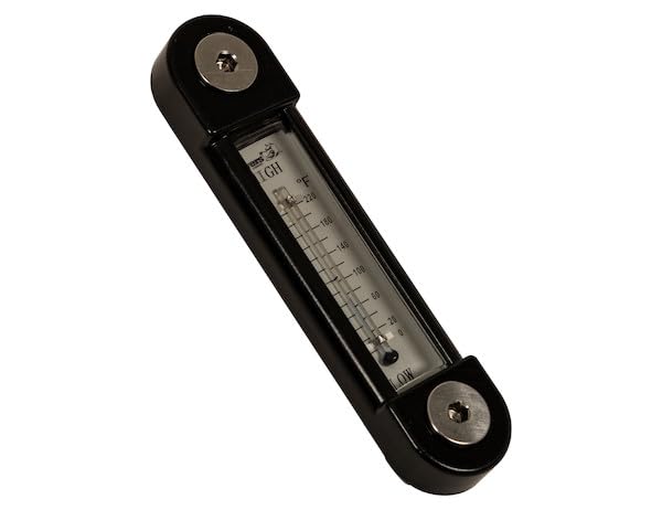 Black and Silver Buyers Products LDR02A Oil Level Gauge with Thermometer