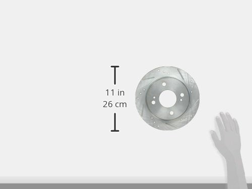 Power Stop Rear JBR553XPR Drilled & Slotted Rotor Pair For INFINITI G20 1991-1996, INFINITI G20 1999-2002, Nissan Altima 1993-2001, Nissan Sentra 2000-2006 [Model Specific]