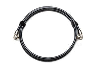 72-2112 UDA 72" Hi Temp Air Brake Tubing & 2, 90° ⅜ Swivel Push To Connect Fittings