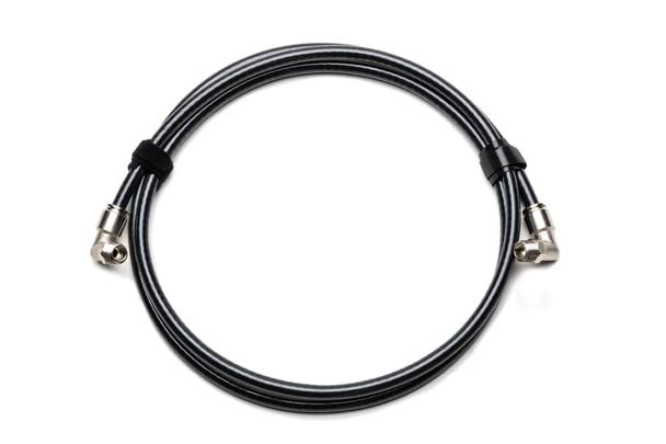 72-2112 UDA 72" Hi Temp Air Brake Tubing & 2, 90° ⅜ Swivel Push To Connect Fittings