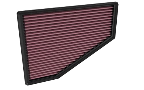 K&N Original High-Flow Lifetime Engine Air Filter: Increase Power: Premium, Washable: Compatible with 2021-2025 JEEP: Grand Cherokee, 33-5123