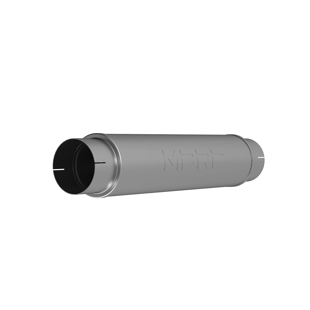 MBRP Exhaust Muffler M2050S 5 in. Inlet/Outlet 6 in. x 24 in. Body 31 in. Overall T409 Stainless Steel 4 in. OD Tip Muffler
