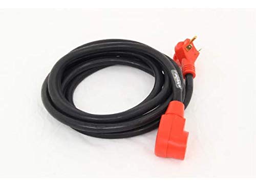 30-Amp Valterra Mighty Cord RV Extension Cord, 15-Foot Power Extension Cord, Red