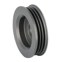 106 Powermaster Aluminum Hardcoat Anodized Pulley (3 grv 17mm Bore, 2.25" OD w/.132" hub), 1 Pack