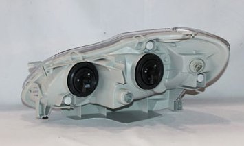 Right TYC Headlight Assembly Compatible with 2003-2004 Toyota Corolla
