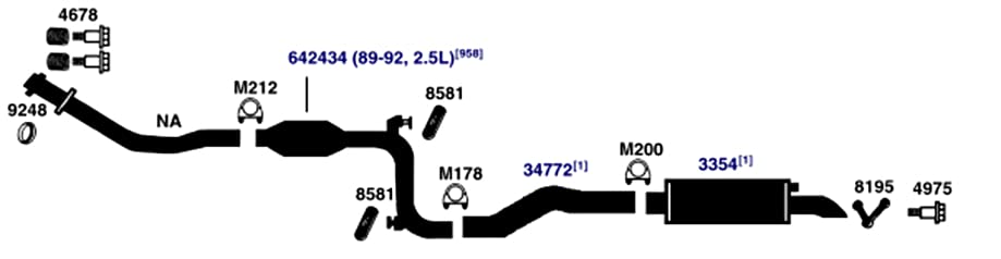 Exhaust Tail Pipe AP Exhaust Products 34772