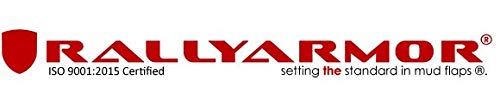 Rally Armor UR Black Mud Flap with Silver Logo FITS 18-19 Subaru XV Crosstrek Lift/at MF46-LTUR-BLK/SIL