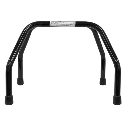 8WD1234 Wise Portable Seat Stand for Boat Seats, Black Powder Coat Finish