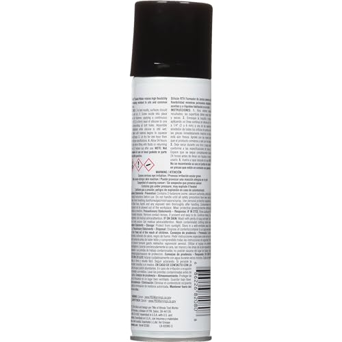 Permatex Ultra Black 82080 Maximum Oil Resistance RTV Silicone Gasket Maker, Sensor Safe And Non-Corrosive, For High Flex And Oil Resistant Applications 8.75 oz