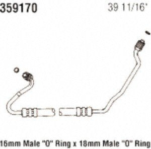 Power Steering Gates 359170 Hose Assembly Pressure Line