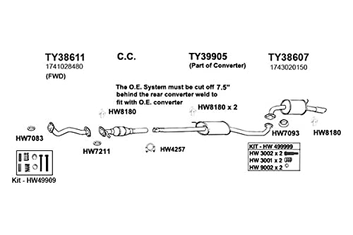 HW7083 Ansa - Exhaust Pipe Flange Gasket