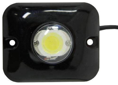 Custer 10-Watt White Strobe LED STR1W-LED 1", Multi Strobe Patterns