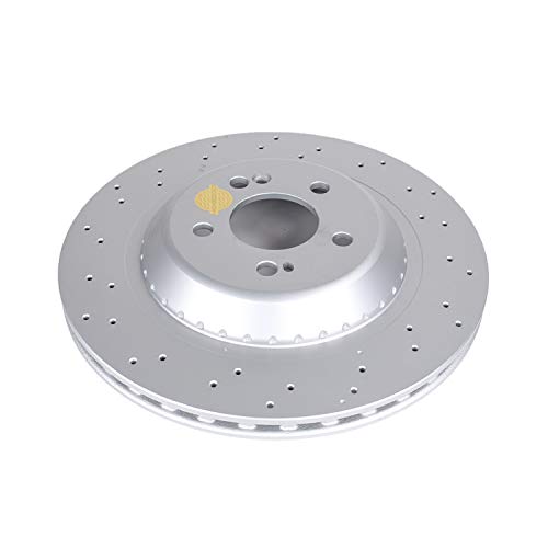 Power Stop EBR1602EVC GEOMET Caoted High Carbon Rear Brake Rotor For Mercedes-Benz S450, Mercedes-Benz S550, Mercedes-Benz S550e, Mercedes-Benz S560 [Model Specific]