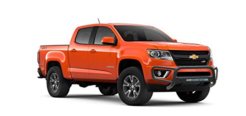 Modular Black Horse Beacon Front Runner Bumper Guard with 20” LED Lights Textured Black Compatible with 2015-2022 Chevrolet Colorado (Excl. ZR2 Models)-BFRG15