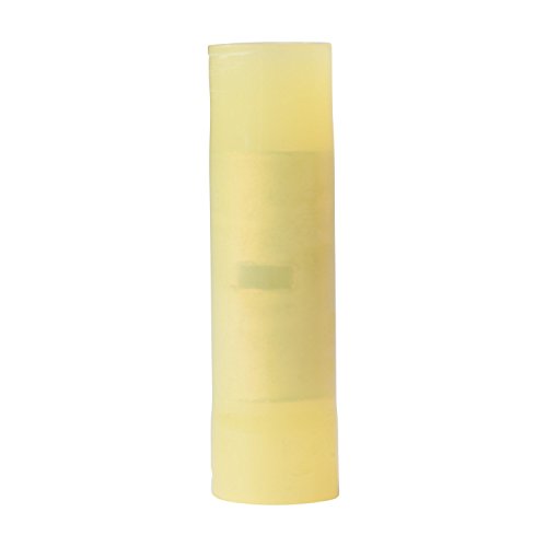 Marine Grade Ancor 220120 Electrical Nylon Insulated Single Crimp Butt Connectors (12 to 10-Gauge, 100-Pack)