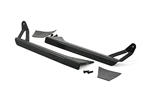 50" Rough Country LED Windshield Brackets for 1987-1995 Jeep Wrangler YJ - 70508, Black