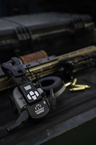 Walker's Hybrid Comms Recon Walkie-Talkie| Bluetooth GPRS Wireless 3-Mile Distance Range Shooting Outdoor Communicator for Recon Shooting Muffs, 3 AAA Batteries Included