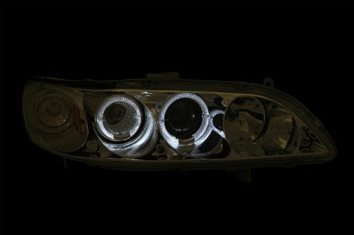Honda Accord Anzo USA 121054 Projector with Halo Chrome Headlight Assembly - (Sold in Pairs)