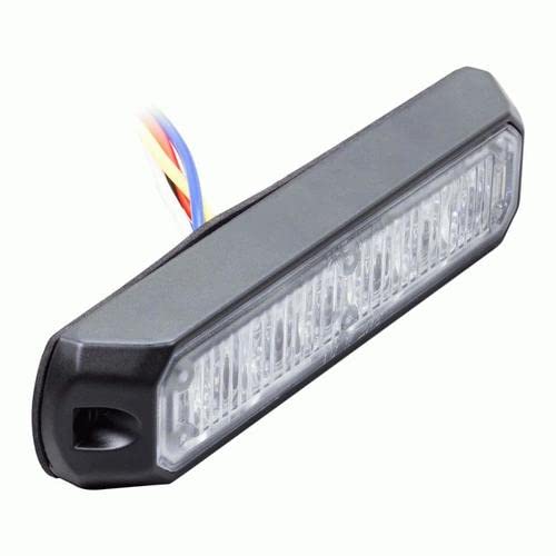 Heise Marker Lights Bi-Color Blue/Red - 4.9 Inch 6 Led