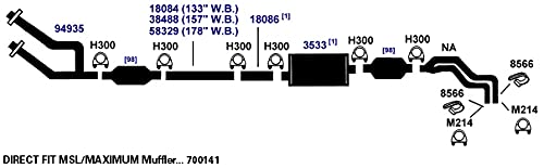 Exhaust Bracket AP Exhaust 8566