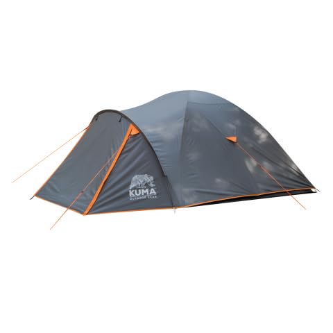 Tekarra 4 Kuma Outdoor Gear Tent, Graphite/Orange, 484-KM-TETK-GO-4