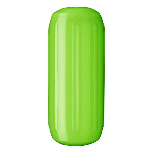 Lime Polyform HTM-1 Boat Fender 6.3 x 15.5 in.