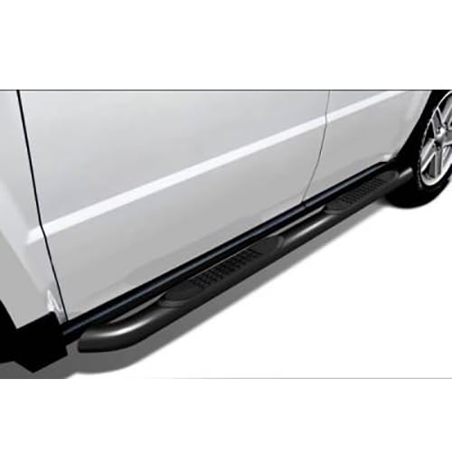 3in Black Horse Off Road Side Steps Compatible with 2014-2023 Jeep Cherokee-9JPCEA