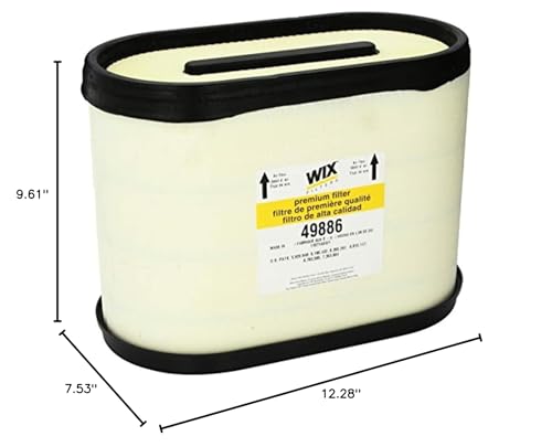 Corrugated WIX Racing Filters Air Filter