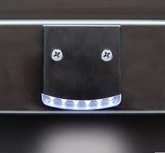T-H Marine LED Automatic Lid Light - Hands Free On Off When Lid Opens and Closes - White Compartment Light for Rod Locker and Storage Hatch - Downward 6 LED Output with Stainless Ball Switch