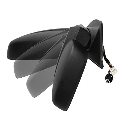Fit System Driver Side Mirror for Silverado/Sierra 1500, 2500, 3500, Avalanche, Suburban, Tahoe, Yukon/Denali/XL, Silverado/Sierra Hybrid, Curb Assist, Arrow Signal, Heated Power, Power Fold (62150G)