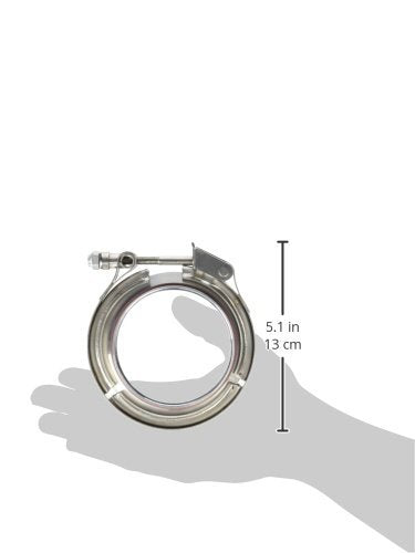 VIB11491 Vibrant Performance Aluminum V-Band Flange Assembly, Metallic, 3 inches