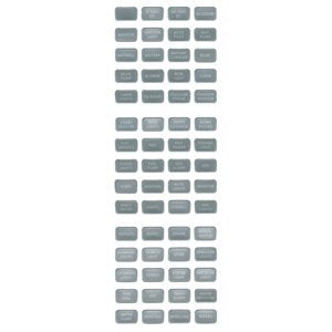 Gray Blue Sea Systems 8217 Label Set 60